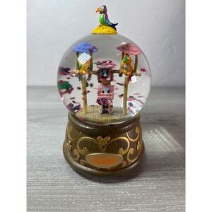 Walt Disney's Enchanted Tiki Room Musical Glitter Snow Globe - RARE!